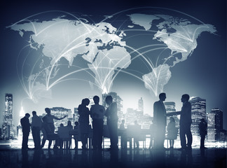 Researchers collaborating around a table